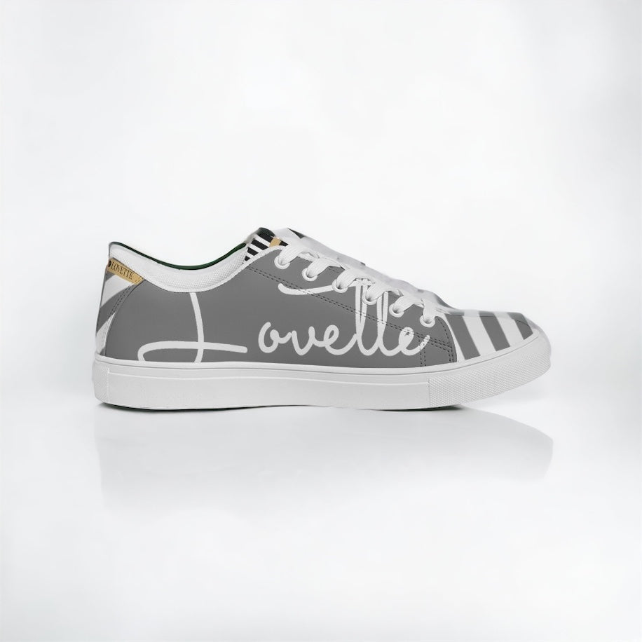 Gentlemens | Lovette First Edition Low Tops (Grey - White)