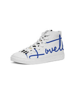 Load image into Gallery viewer, Gentlemen | Lovette First Edition High Tops (White - Blue)
