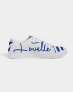 Load image into Gallery viewer, Gentlemens | Lovette First Edition Low Tops (White - Blue)
