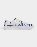 Load image into Gallery viewer, Ladies | Lovette First Edition Low Tops (White - Blue)
