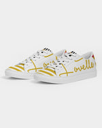 Load image into Gallery viewer, Gentlemens | Lovette First Edition Low Tops (White -Gold)
