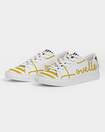 Load image into Gallery viewer, Ladies | Lovette First Edition Low Tops (White -Gold)
