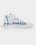 Load image into Gallery viewer, Ladies | Lovette First Edition High Tops (White - Blue)
