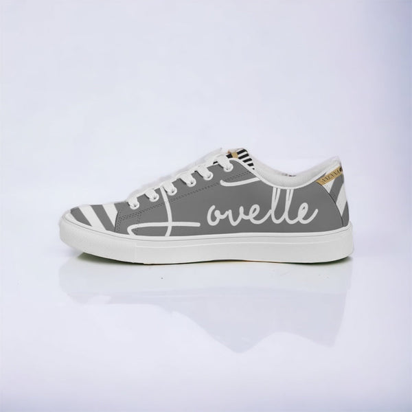 Ladies | Lovette First Edition Low Tops (Grey - White)