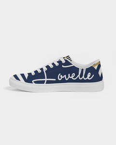 Ladies | Lovette First Edition Low Tops (Navy Blue - White)