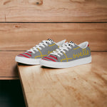 Load image into Gallery viewer, Ladies | Lovette First Edition Low Tops (Grey - Gold)
