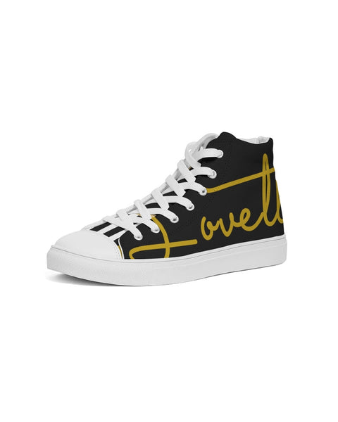 Ladies | Lovette First Edition High Tops (Black - Gold)