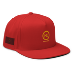 Load image into Gallery viewer, NL NNENNA LOVETTE FLAT BILL HAT (red/gold)
