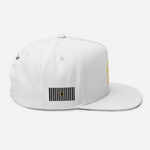 Load image into Gallery viewer, NL NNENNA LOVETTE FLAT BILL HAT (white/gold)
